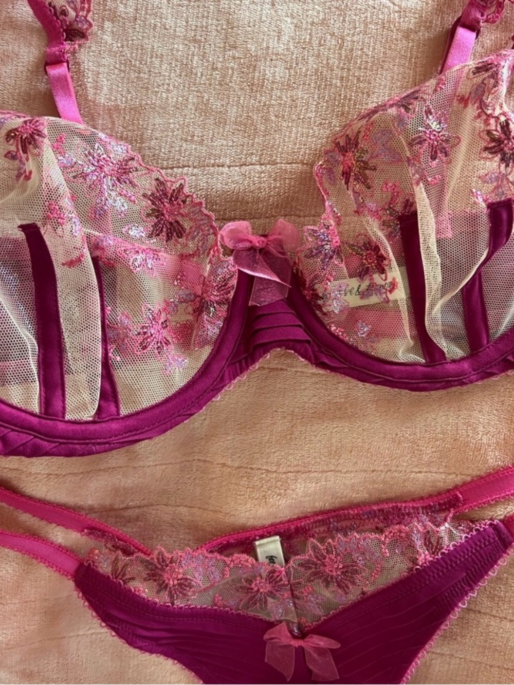 NWOT For Love and Lemons Ophelie Lingerie Set - Picture 4 of 5